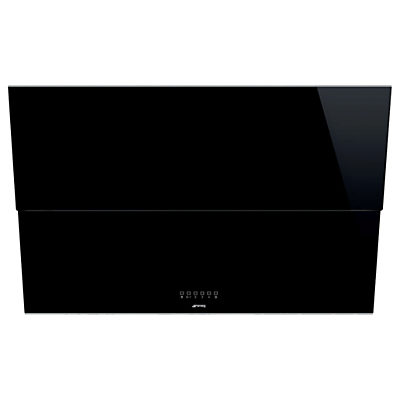 Smeg KSVV90NX Dolce Stil Novo Chimney Cooker Hood, Black/Stainless Steel Smeg KSVV90NX Dolce Stil Novo Chimney Cooker Hood, Black/Stainless Steel